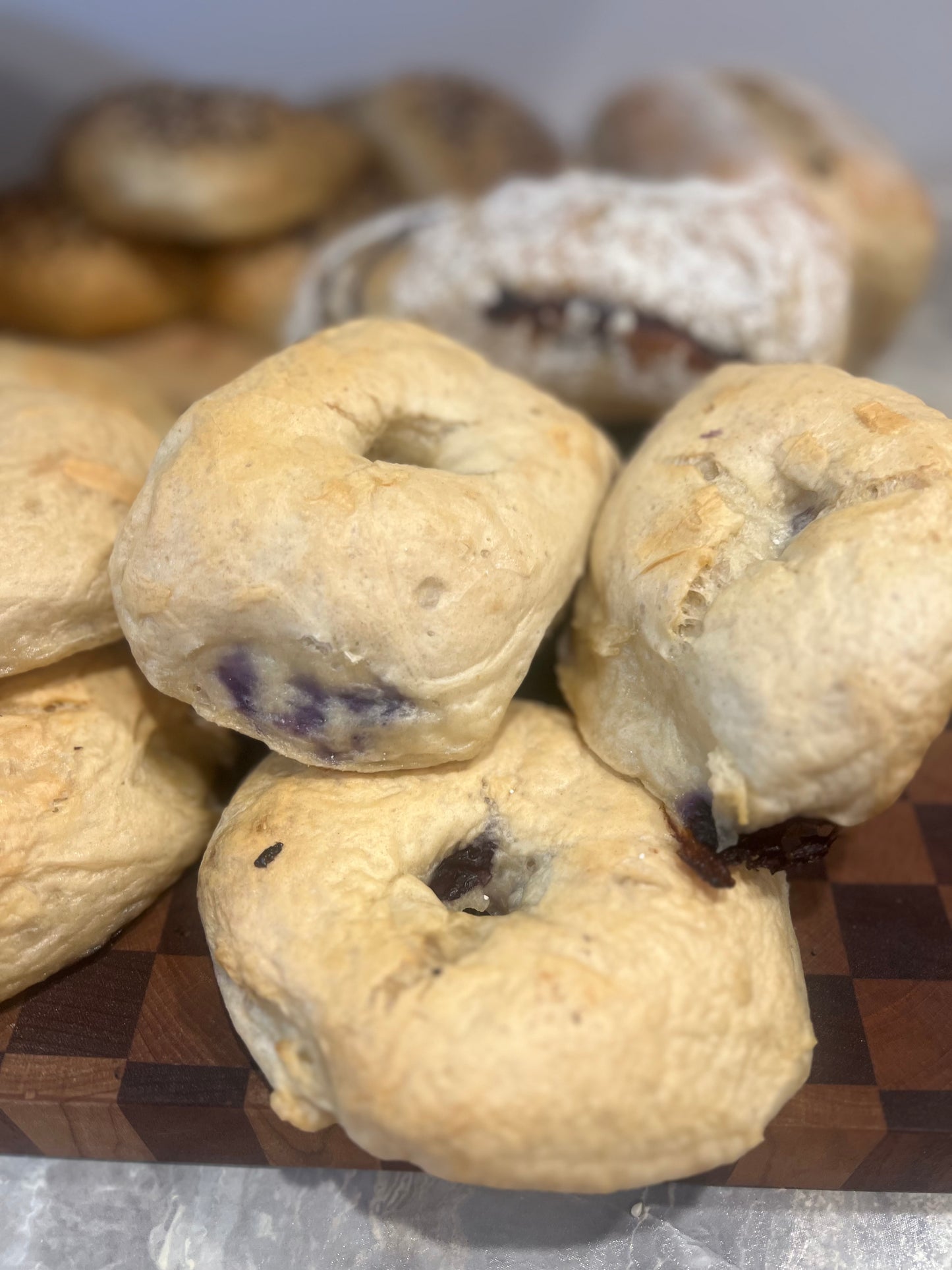 Blueberry Sourdough Bagels – Fresh & Handcrafted