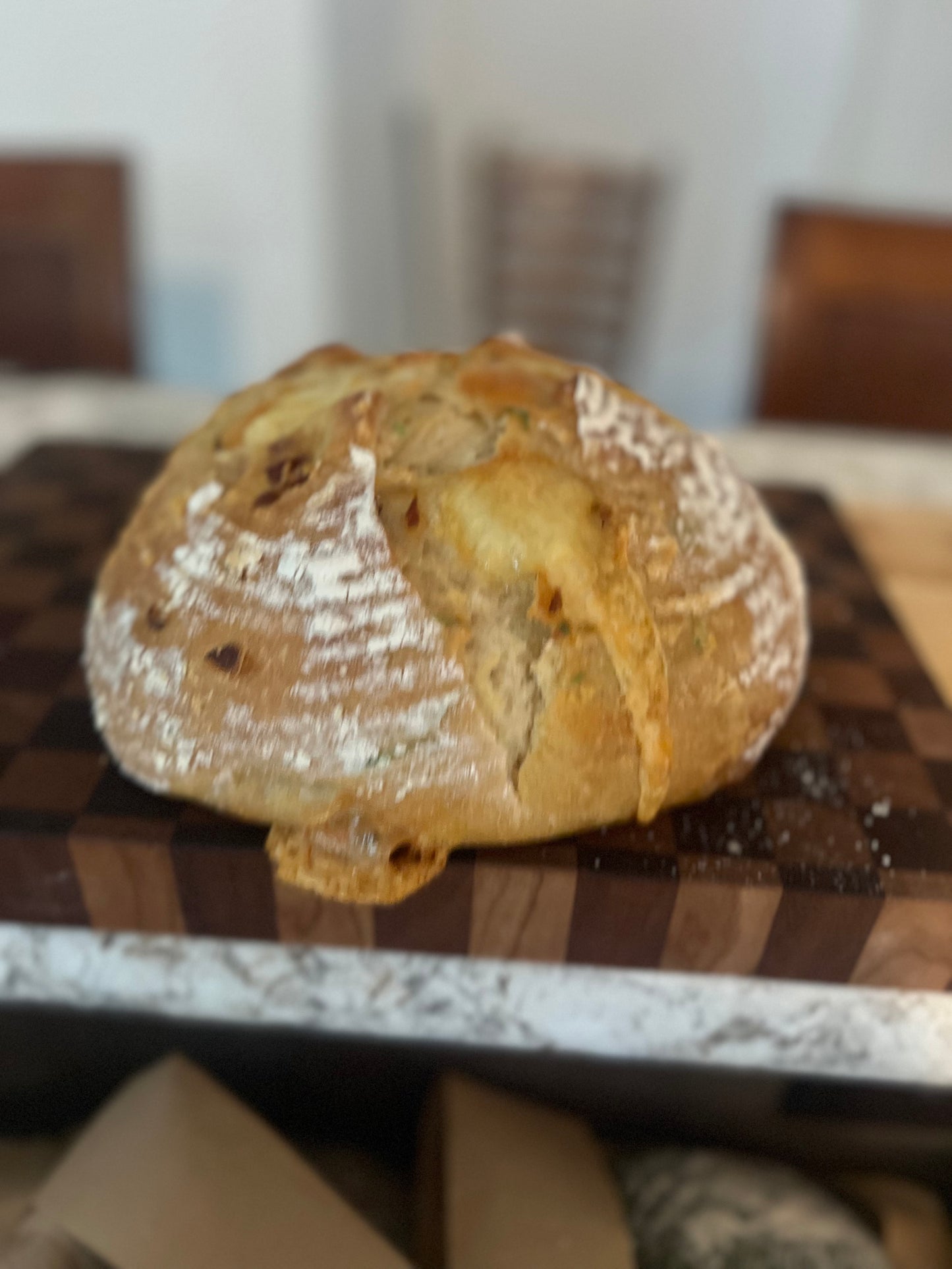 Old Bay & Cheddar Artisan Sourdough – Full & Half Size Loaves & Boules