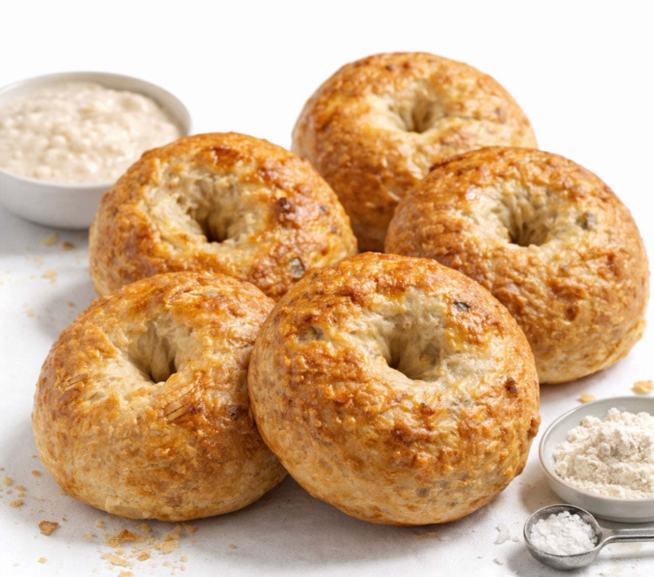 Plain Sourdough Bagels – Fresh & Handcrafted