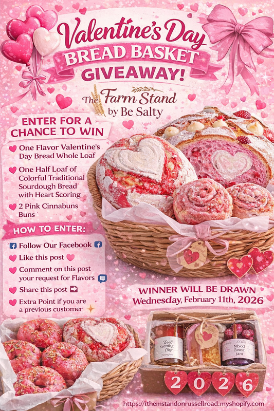 💝🍞 VALENTINE’S DAY BREAD BASKET GIVEAWAY! 🍞💝
