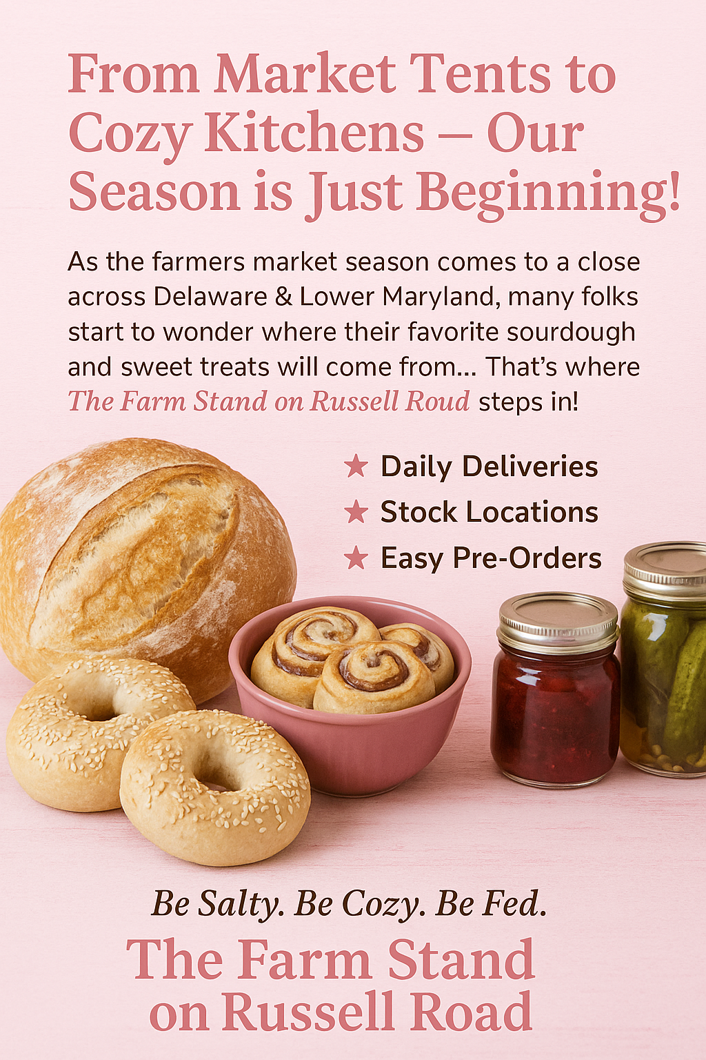 🍂 As Farmers Markets Wrap Up, Our Season is Just Beginning! 🍂