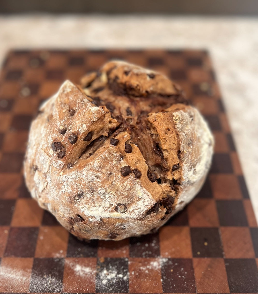 Chocolate Chocolate Chip Artisan Sourdough