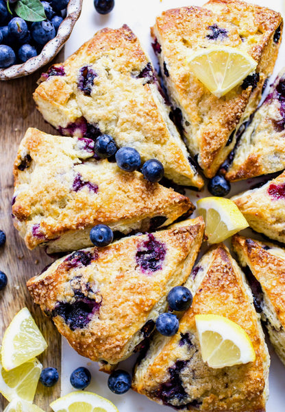 Blueberry Sourdough Scones Artisan -