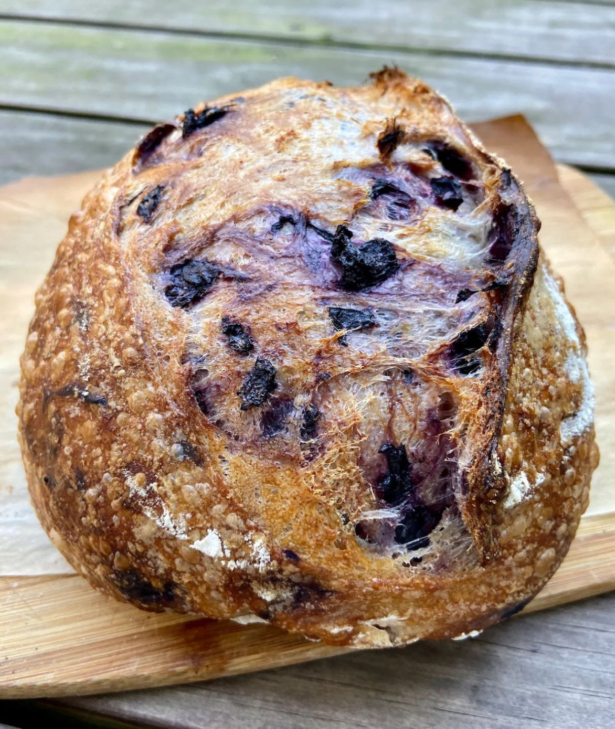 Blueberry Sourdough Bread