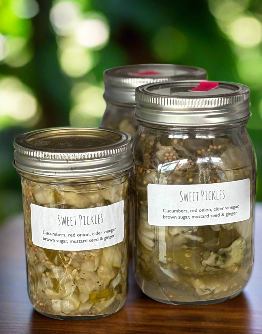 Homemade Sweet pickles