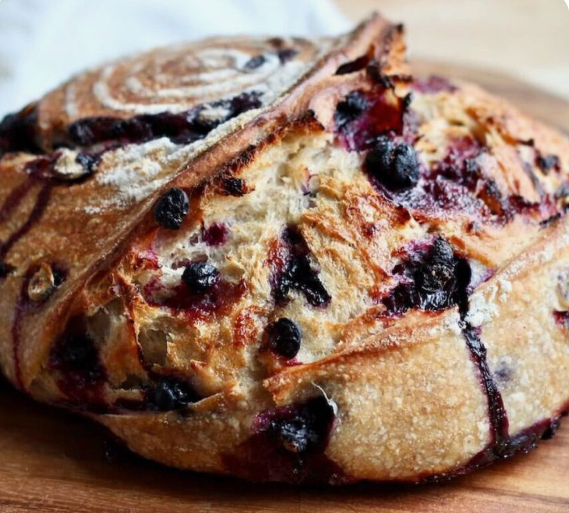 Blueberry Sourdough Bread