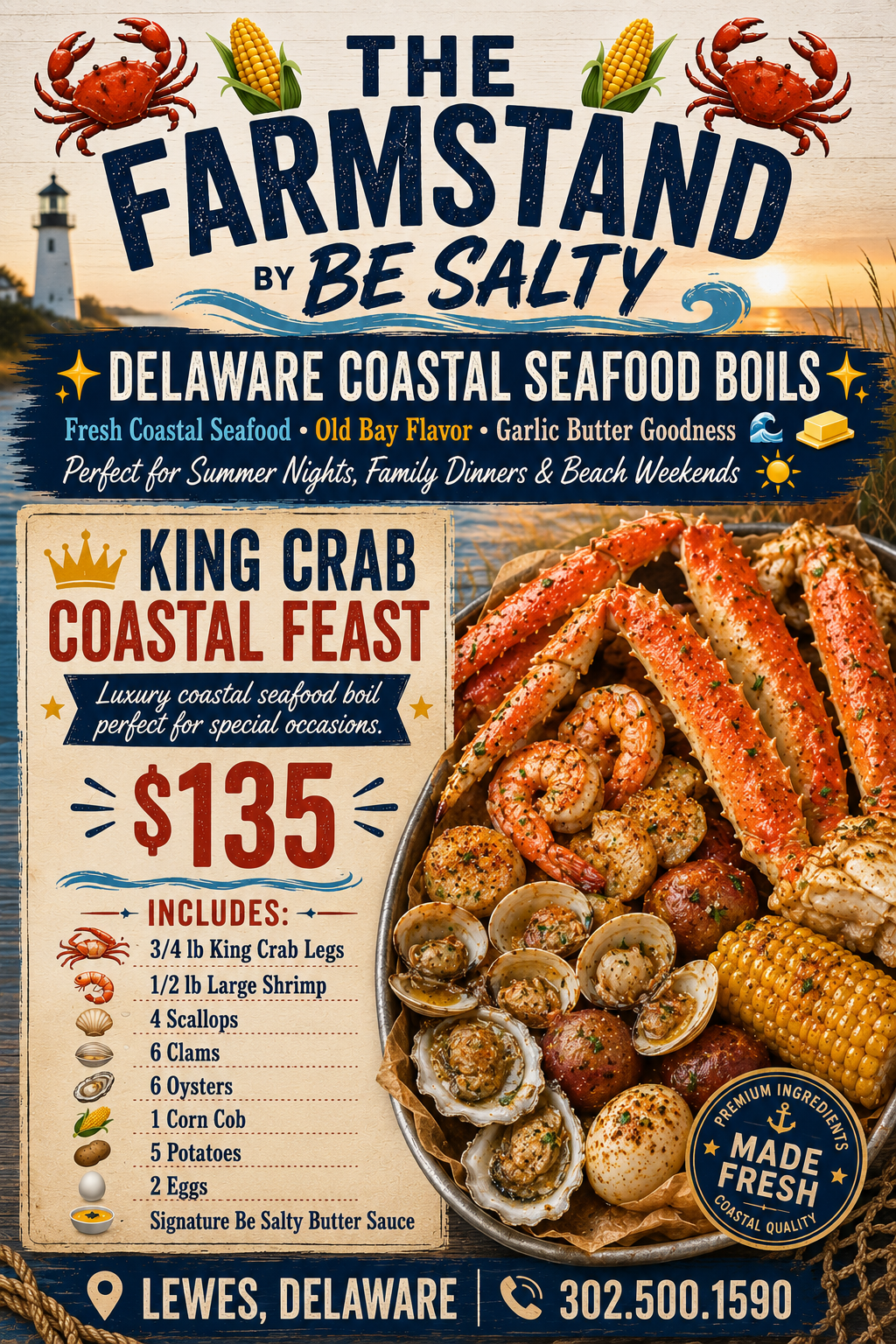 King Crab Coastal Feast