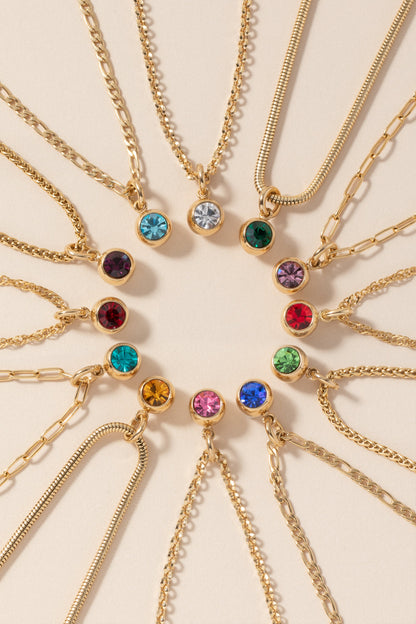 April Birthstone Interchangeable Charm