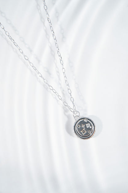 Scorpio Zodiac Precious Necklace