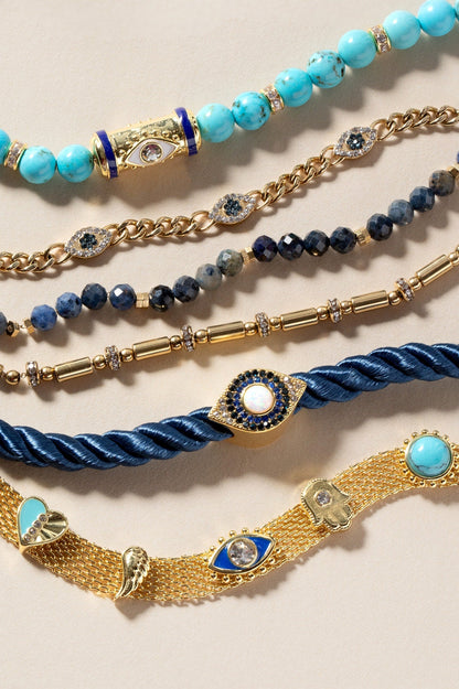 Evil Eye Bolo Bracelet