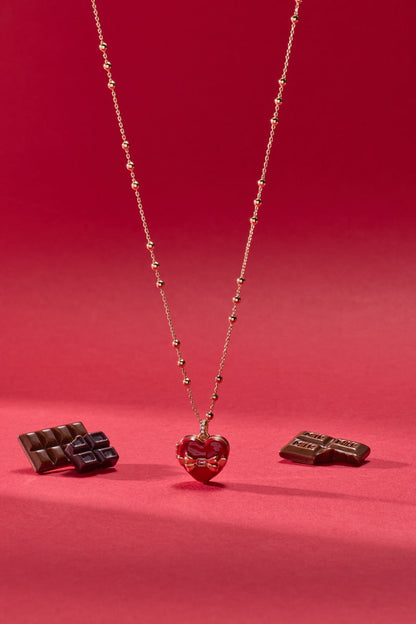 Box of Chocolate Locket Necklace