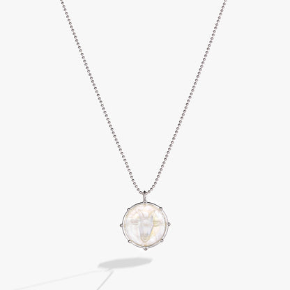 Capricorn Zodiac Double-Sided Charm Necklace
