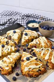 🫐 Blueberry Sourdough Scones Recipe – Printable Download