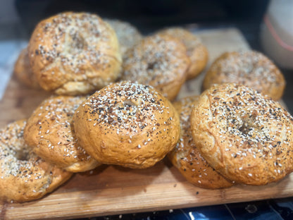 Everything Flavored Sourdough Bagels – Fresh & Handcrafted