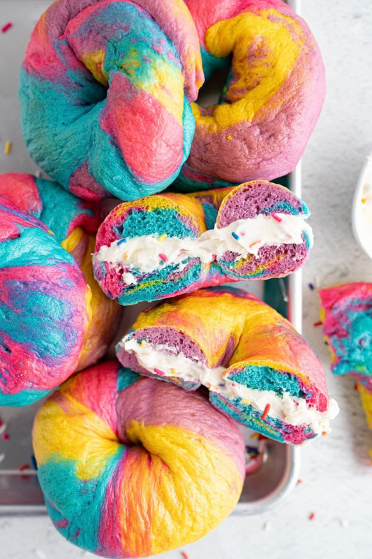 Rainbow Bagels