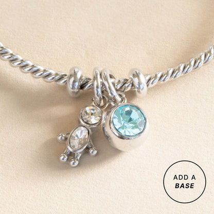 Crystal Boy Interchangeable Charm