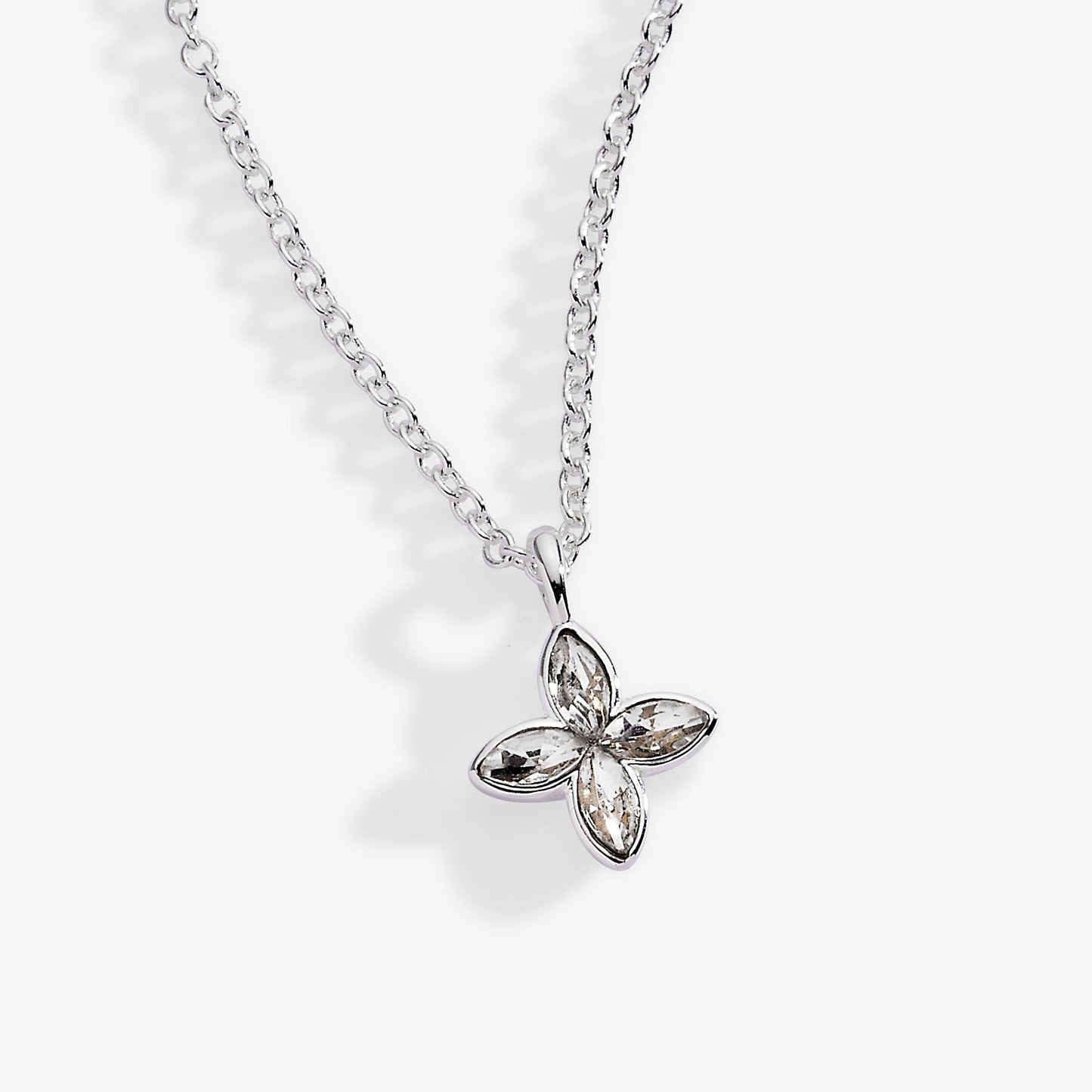 Crystal Logo Star Necklace