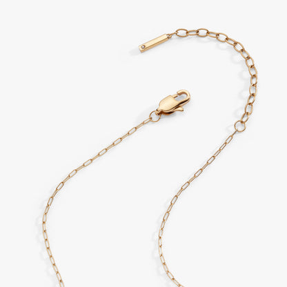 Gemini Zodiac Charm Cluster Necklace