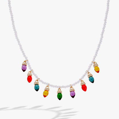 Christmas Light Bulb Necklace