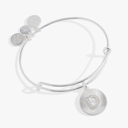 Initial D Pave Starburst Texture Bangle