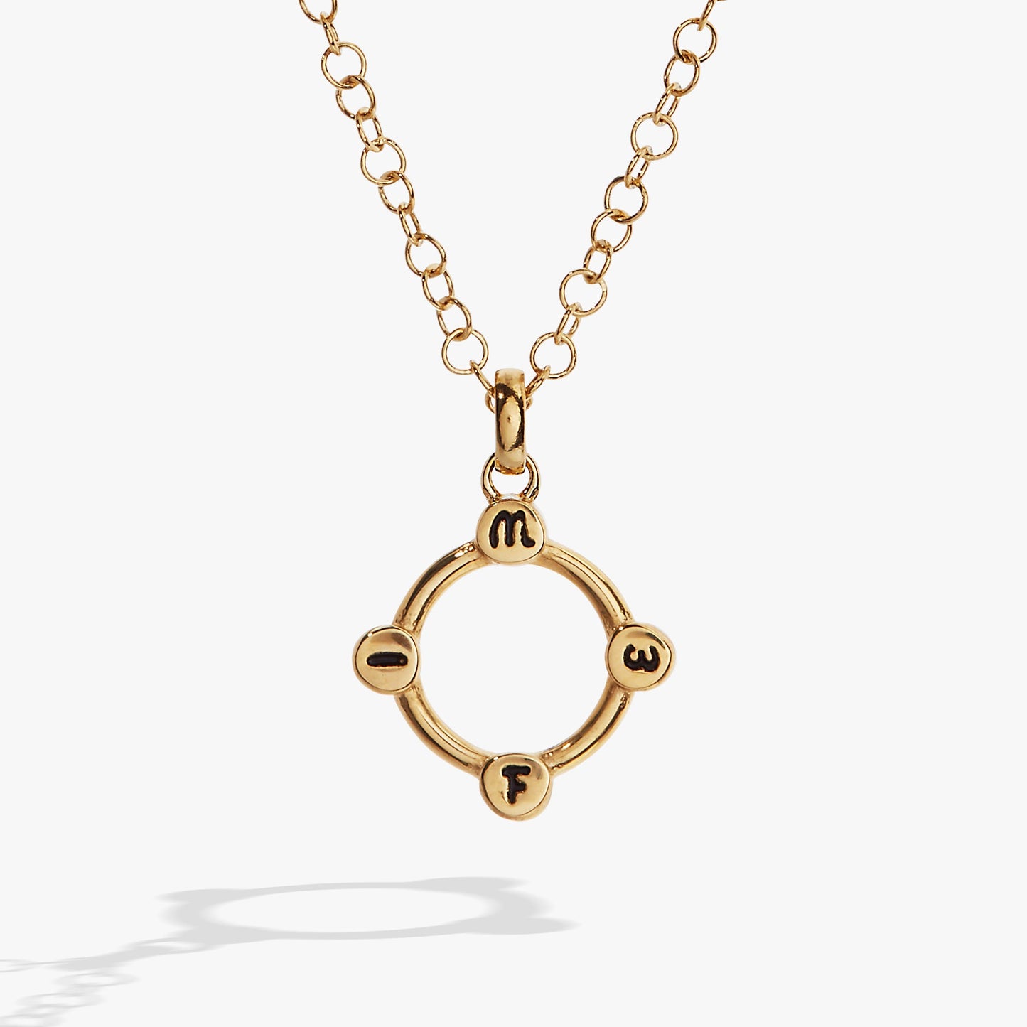 Wife Hidden Message Acrostic Necklace