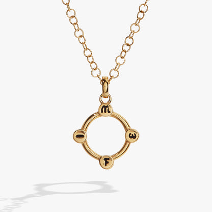 Wife Hidden Message Acrostic Necklace